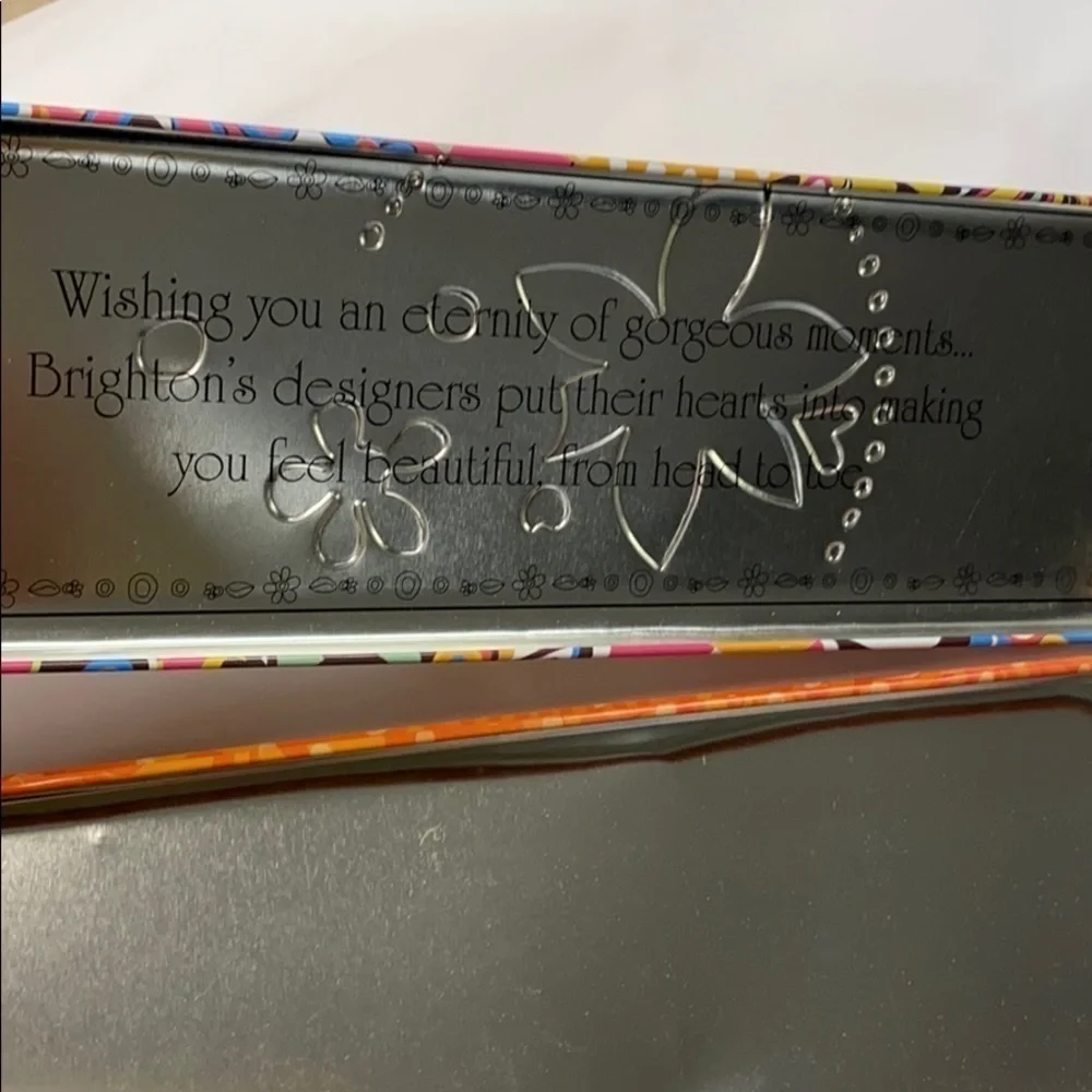 Brighton Aluminum Watch Pencil Jewelry Box Tin